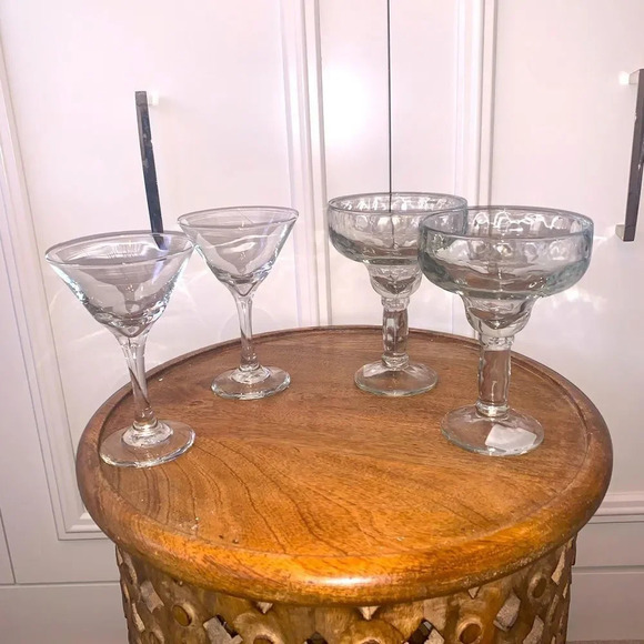 Set 4 Martini/Margarita Glasses NWT‎ - Picture 1 of 5